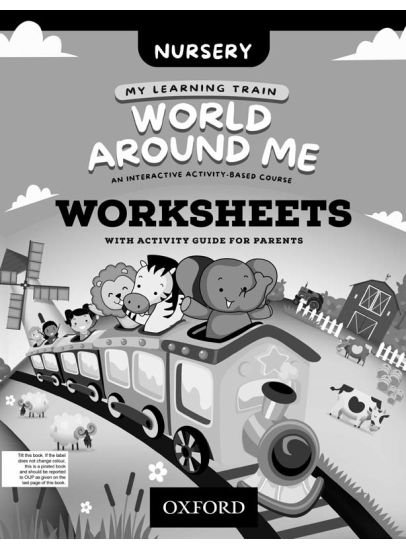 My Learning Train: World Around Me Nursery Worksheets Booklet