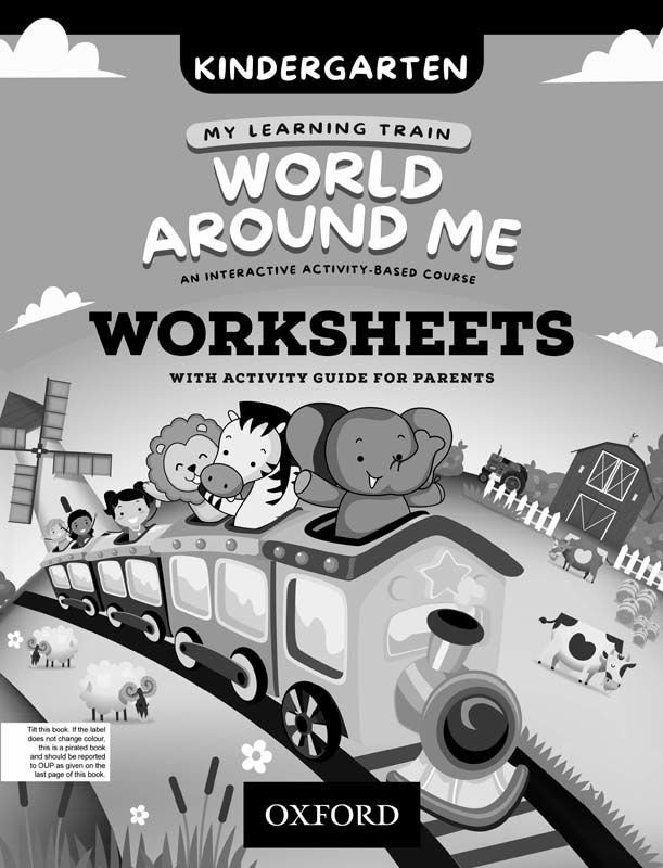 My Learning Train: World Around Me Kindergarten Worksheets Booklet