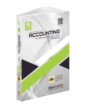 113 Accounting A2 Level Paper-3 Topical Worked Solutions