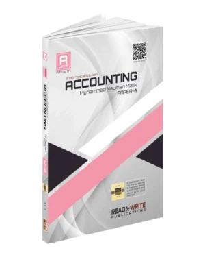 117 Accounting A2 Level Paper-4 Topical Worked Solutions