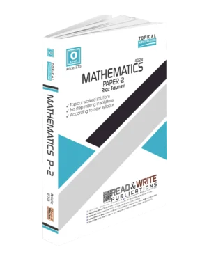 270 Math O Level Paper 2 Topical Worked Solution By Riaz Taunsvi