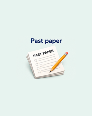 Past paper
